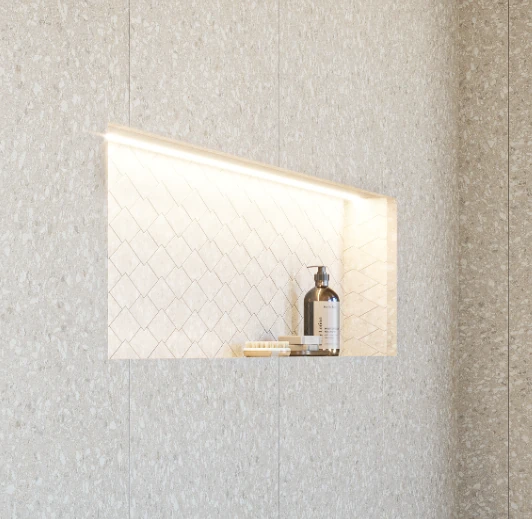 Terrazzo Allure™ Eggshell Diamond Matte Flooring visualization by MILE®stone